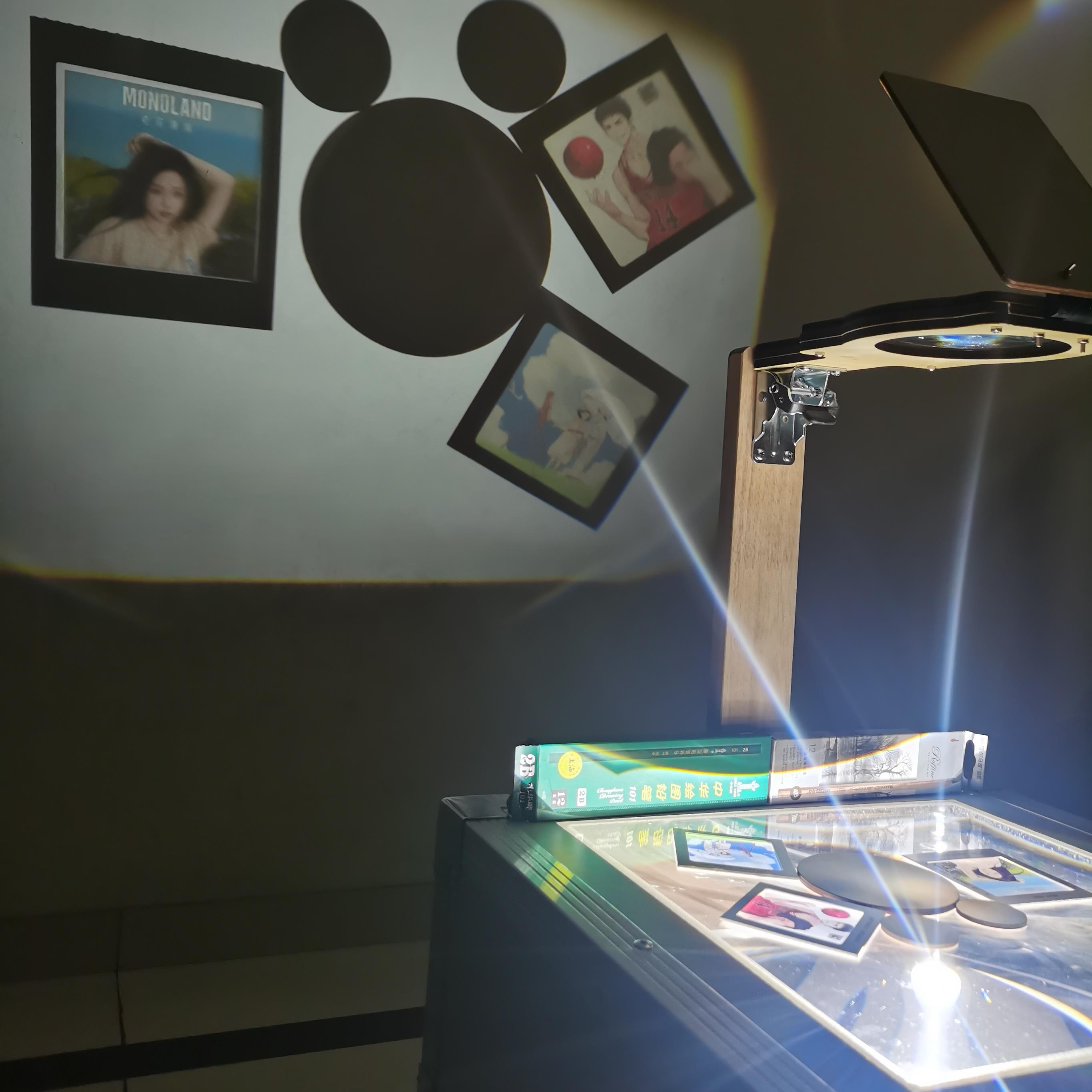 幼儿园光影互动游戏实验器材柜式光学幻灯投影机中小学生科普教育