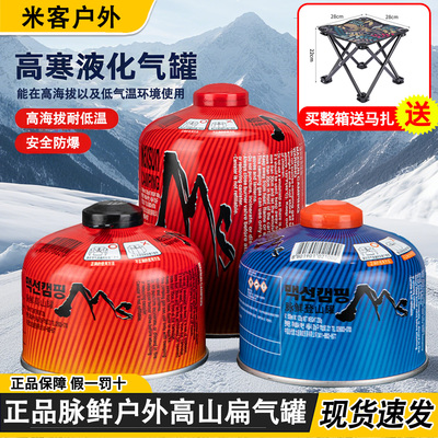 脉鲜高原气罐户外便携高寒登山罐