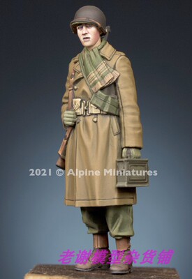 现货 Alpine Miniatures 35294 WW2 US Ammo Carrier Winter