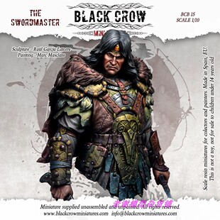 Black Crow Miniatures THE SWORDMASTER 1/10 Bust