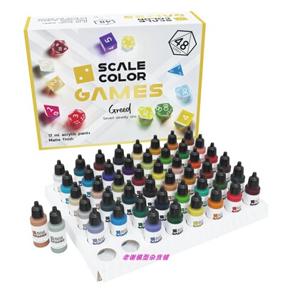 现货 Scale75 SSE-143 GREED 游戏色 全套 水性漆