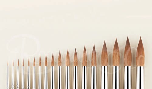 现货Rosemary&Co貂毛画笔