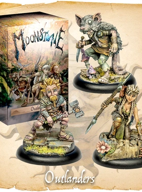现货 月石战棋桌游 Moon Stone Outlanders