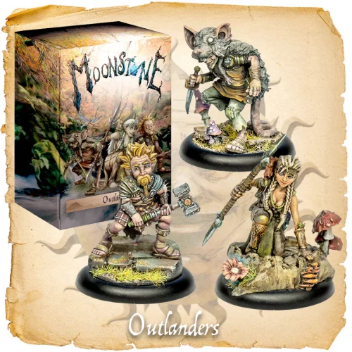 现货 月石战棋桌游 Moon Stone Outlanders