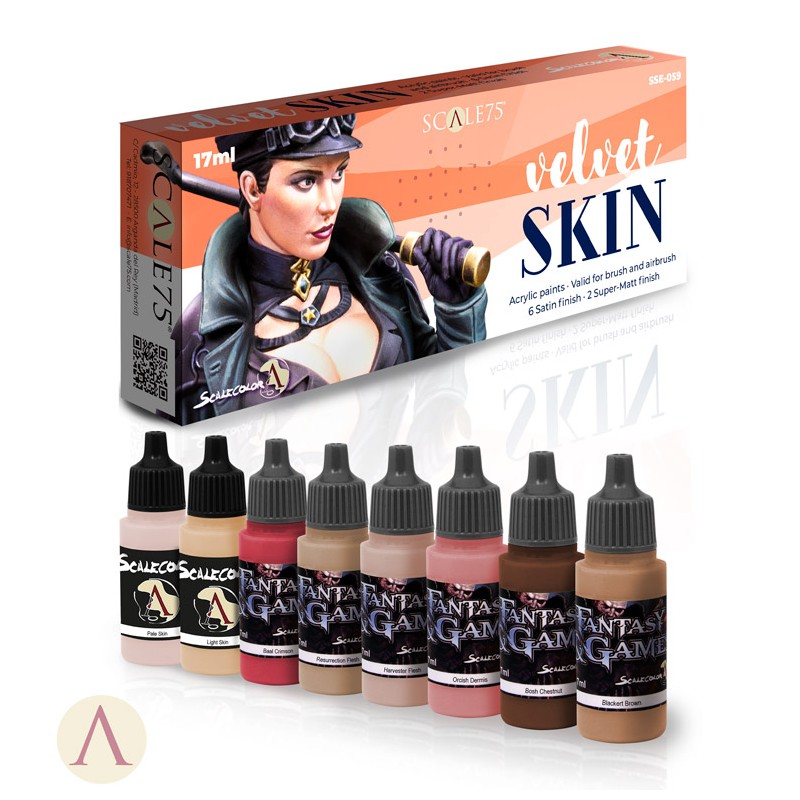 现货scale75女性肤色涂装