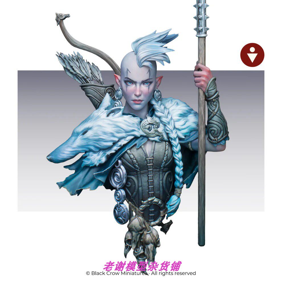 现货 Black Crow Miniatures SKADI  1/10 105mm (without spear)