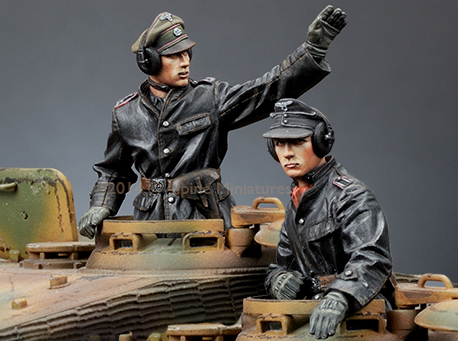 现货 Alpine Miniatures 35174 SS Panzer Commander Set 1/35