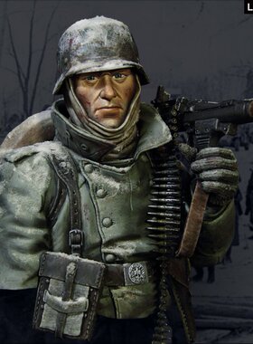 现货 Life Miniatures MG34 Gunner, Outskirts of Moscow Bust