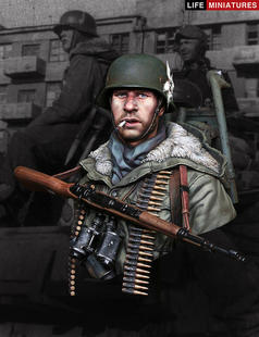 现货 Life Miniatures MG42 Tripod Carrier, Kharkov 1943 Bust