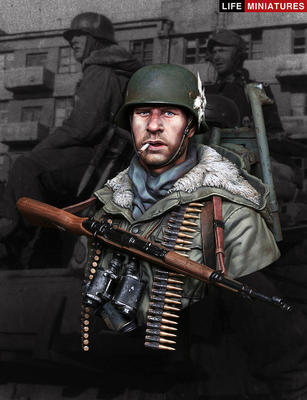 现货 Life Miniatures MG42 Tripod Carrier, Kharkov 1943 Bust