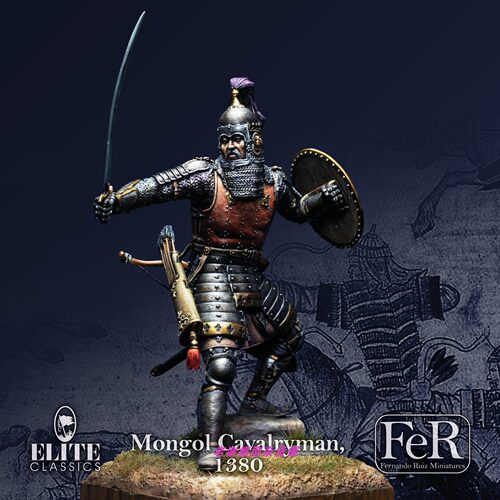 现货 FeR Mongol Cavalryman, 1380 54mm