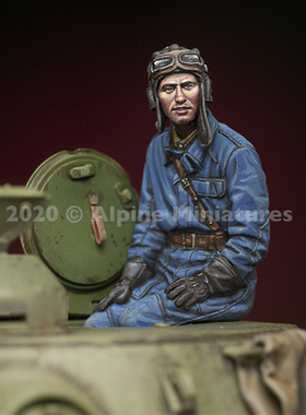现货 Alpine 35281 Russian Tank Commander #1 1/35