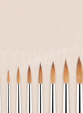 现货 Rosemary 33 PURE KOLINSKY POINTED 西伯利亚貂毛画笔 长峰