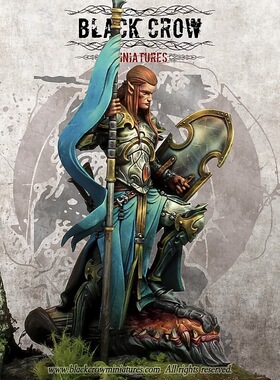 Black Crow Miniatures ELDAREON 75mm
