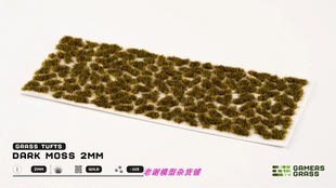 现货 Gamers Grass Dark Moss (2mm) 成品 植物 草簇 场景 微缩