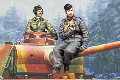 现货 Alpine 35089 German Panzer Crew Set 1/35