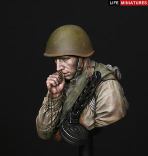 现货 Life Miniatures Red Army , Battle of Kursk Bust