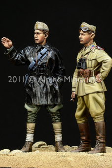 现货 Alpine 35124 WW2 Italian AFV Crew Set 1/35