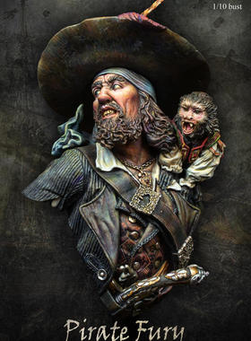 现货 Nutsplanet Pirate Fury 1/10th Bust