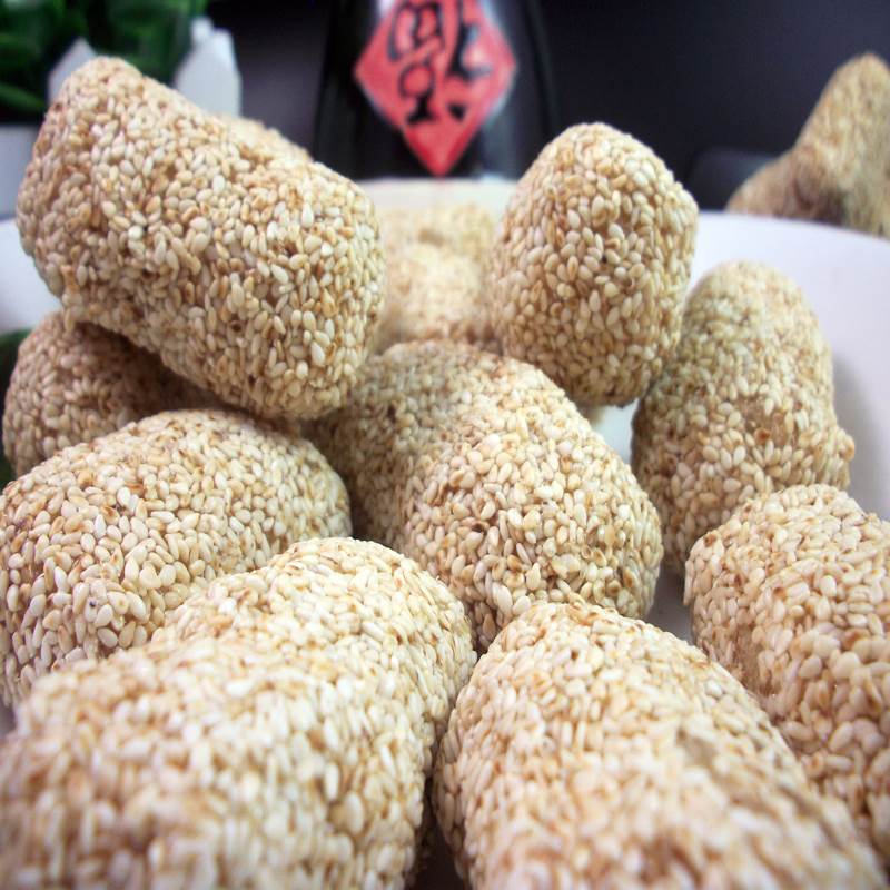 新款 潮汕美食汕头小吃芝麻花茶点糕点芝麻球荖花傻怕麻栆传统年