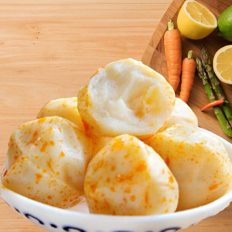 新款 海望章鱼丸子500g鱼丸贡丸鱼蛋蛋小丸子即食海鲜鱼类休闲零