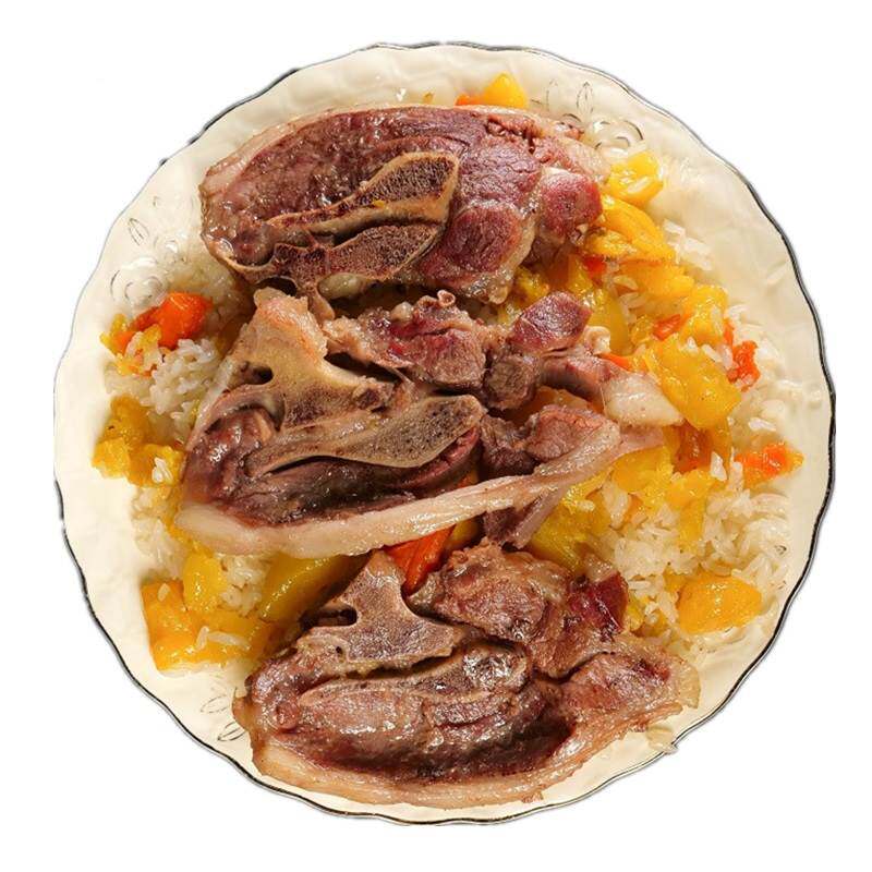 新疆特产美食手抓饭碎肉羊腿排抓饭现做即食顺丰冷链必吃楼兰牧歌