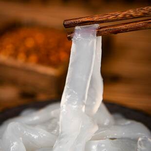 徐州特产东北拉皮肉丝凉拌粉皮宿州凉皮安徽凉粉水晶大拉皮即食