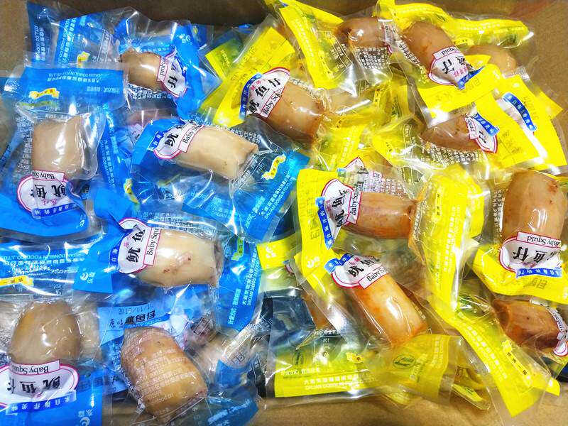 大连海鲜东霖鱿鱼仔2500g墨鱼仔原味香麻辣玉米味零食品整箱特产