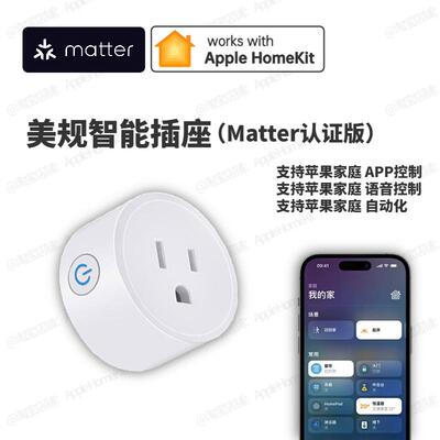 美规智能插座matter协议HomeKit