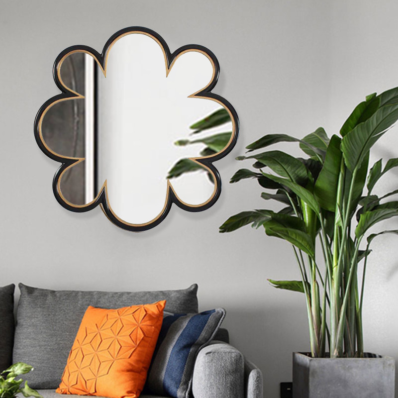 新中式装饰镜客厅餐厅玄关壁挂镜