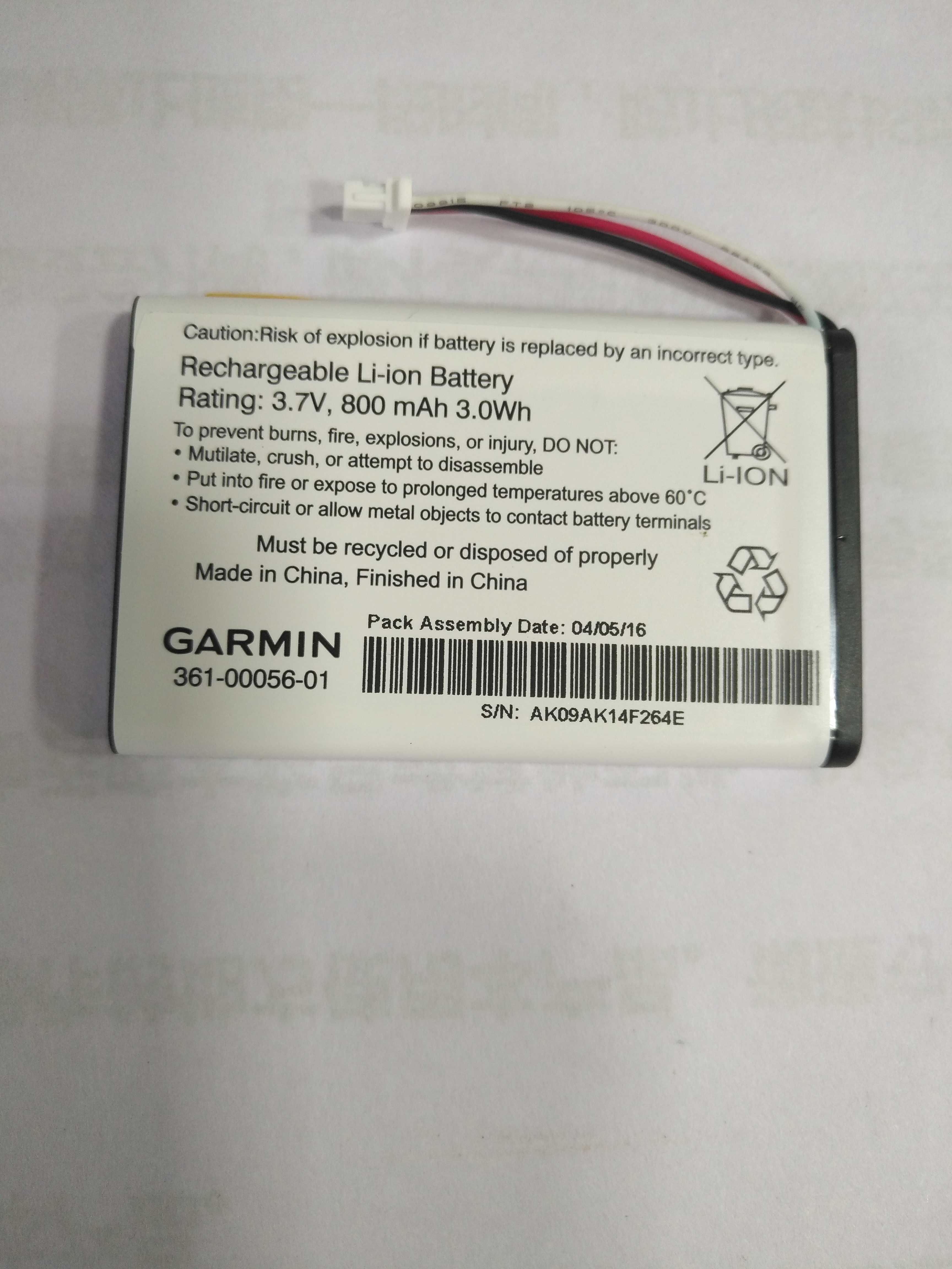 全新原装Garmin高明/佳明GPS361-00056-01导航仪GPS电池Nuvi正品