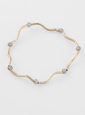 agete波浪14K拉长石手镯