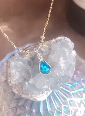 日系光彩很好的欧泊显白项链