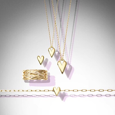starjewelry天使之心项链手链