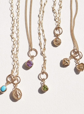 nojess缤纷奇迹彩宝石耳坠吊坠