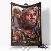 LeBron James勒布朗小皇帝詹姆斯篮球迷定制礼物空调被子毛毯床单