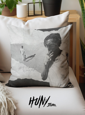 Dylan Rieder街头滑板男神模特创意宿舍卧室沙发个性装饰靠垫抱枕