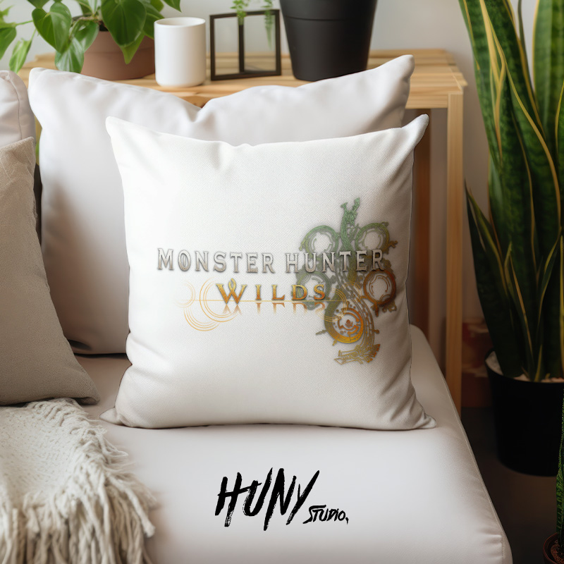怪物猎人荒野游戏周边抱枕