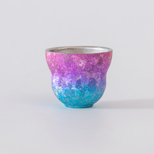 瓷到了纯钛渐变葫芦品茗杯