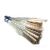 不锈钢签子 凯达烧烤杯烤烤炉烤串机配套烤签 24支装 防滑扁平签