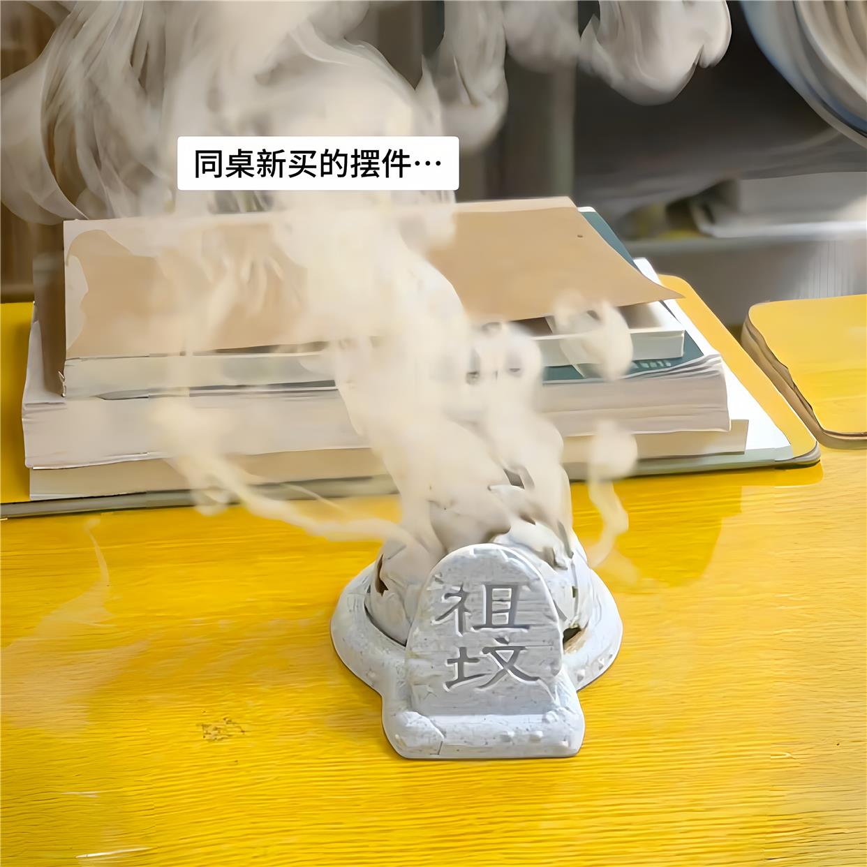 祖坟冒青烟香炉3d打印塔香香炉茶桌香炉香薰炉趣味创意桌面小摆件
