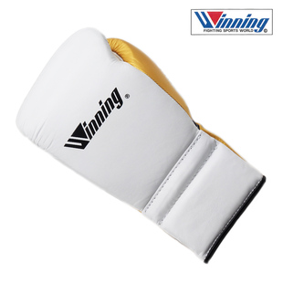 WINNING拳击手套 比赛手套 日本手工制作可定制限量版LOGO白金色