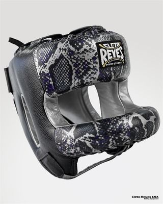 雷耶斯蟒纹蛇纹护头头盔