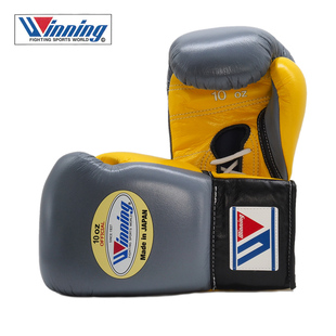 WINNING ウイニング比赛训练拳击手套 定制款灰黑黄井上尚弥同款