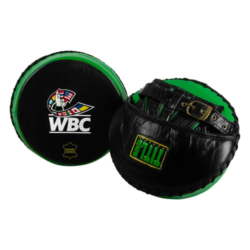TITLE WBC 联名拳击泰拳格斗训练手靶圆靶真皮拳靶