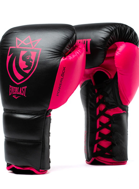 EVERLAST Claressa Shields联名款POWERLOCK 2专业训练拳击手套