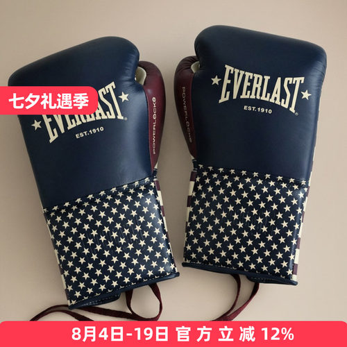 EVERLAST  Powerlock OG Pro16OZ美国限量版训练格斗拳套拳击手套