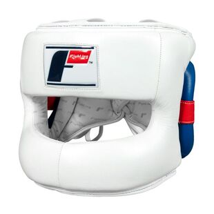 TITLE旗下Fighting Headgear拳击格斗专业护头 真皮横梁头盔