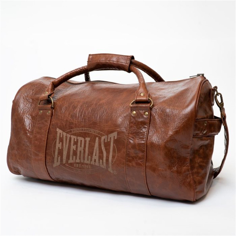 EVERLAST 1910 Gym Bag复古真皮旅行格斗装备单肩户外背包提包