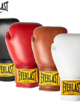 EVERLAST 1910 CLASSIC GLOVES经典训练拳击格斗手套拳套成人男女